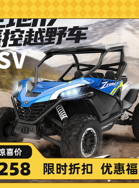 1：12松果林遥控沙滩越野车春风全地形UTV四驱高速电动RC模型玩具