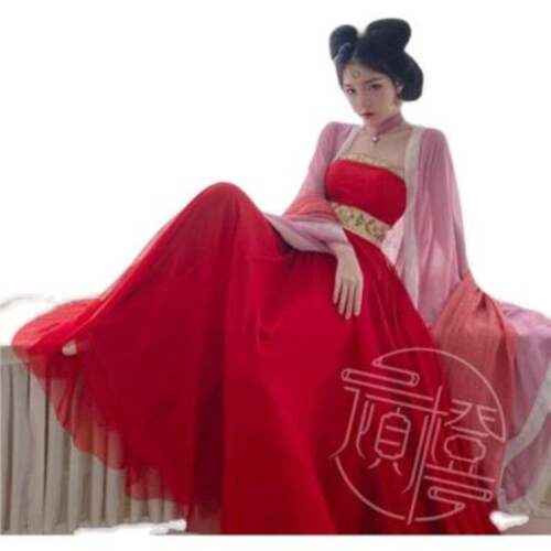 小橙子同款妲己汉服女古装汉元素服装演出服古风表演服超仙舞蹈服