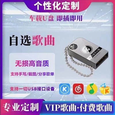 定制车载U盘自选歌曲订制优盘内存卡FLAC流行音乐WAV无损音质 mp3