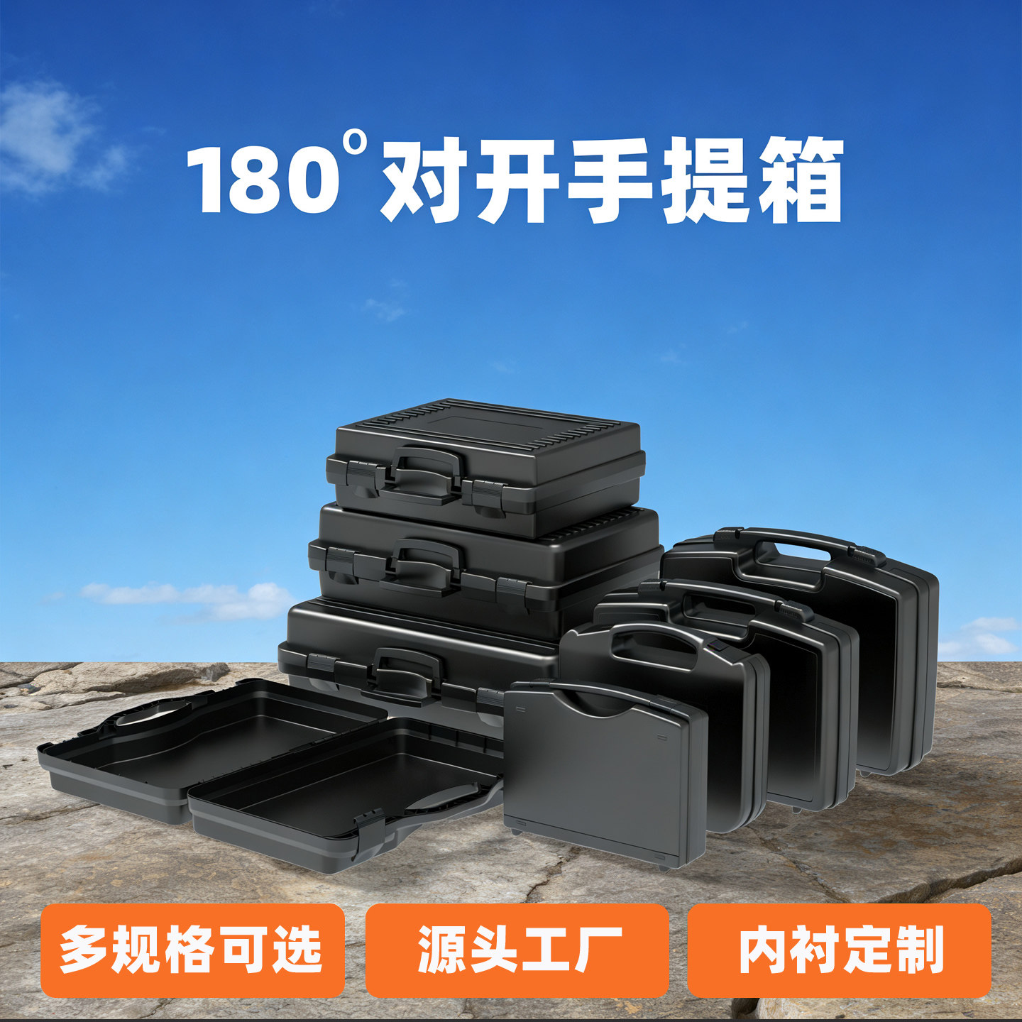 隽狼工具箱定制内衬海绵手提箱子图片