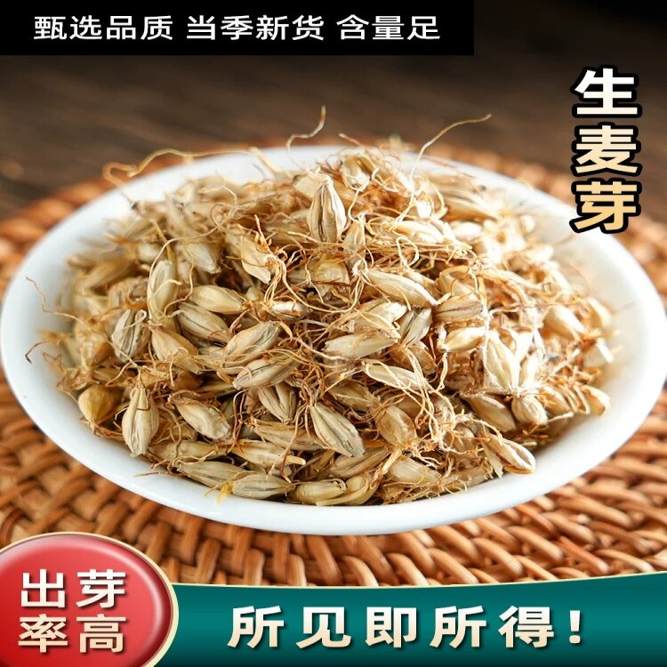 生麦芽中药材古法现发天然正品精选生麦芽回奶谷芽泡水山楂陈皮茶