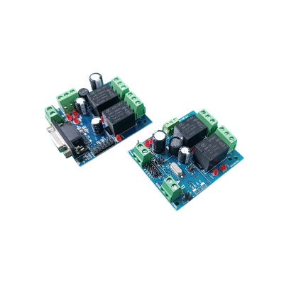 2路串口继电器IO控制板485/232开关量采集模块PLC水泵门磁modbus