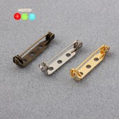 100个金色白K胸针固定丝巾服饰小别针安全锁扣不脱落胸针diy材料