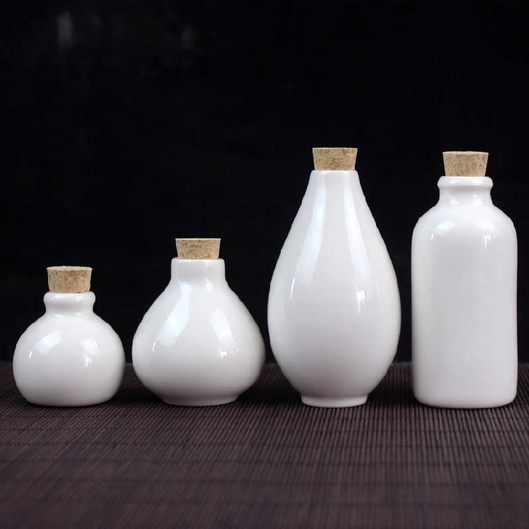 软木塞储物瓶小陶瓷罐