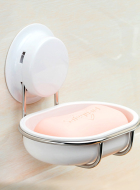 嘉宝吸盘肥皂盒壁挂浴室香皂盒沥水创意香皂架免打孔卫生间用品