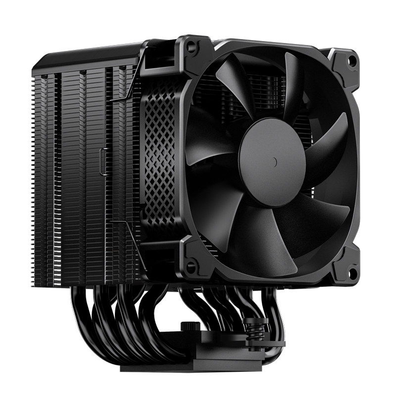 乔思伯hx6210白 塔式minicpu散热器6热管9cm风扇pwm智能温控 1700