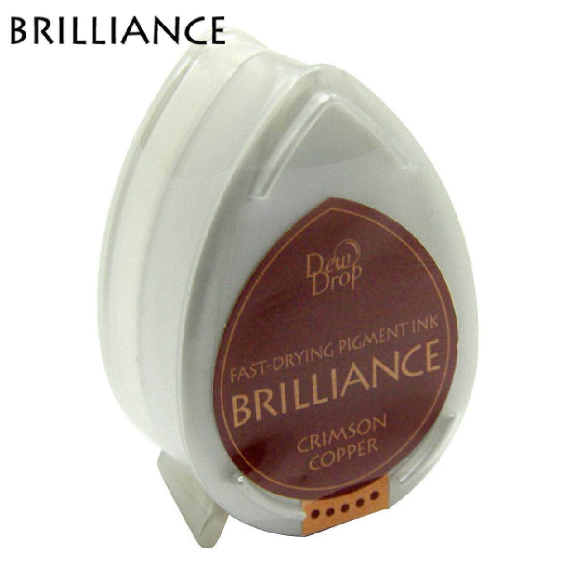 日本月猫水滴型BD印台珠光金属色金色银色手帐橡皮章宝宝手足印泥