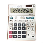 计算器AX 9800V电脑按键双电源财务办公会计专用大屏热卖