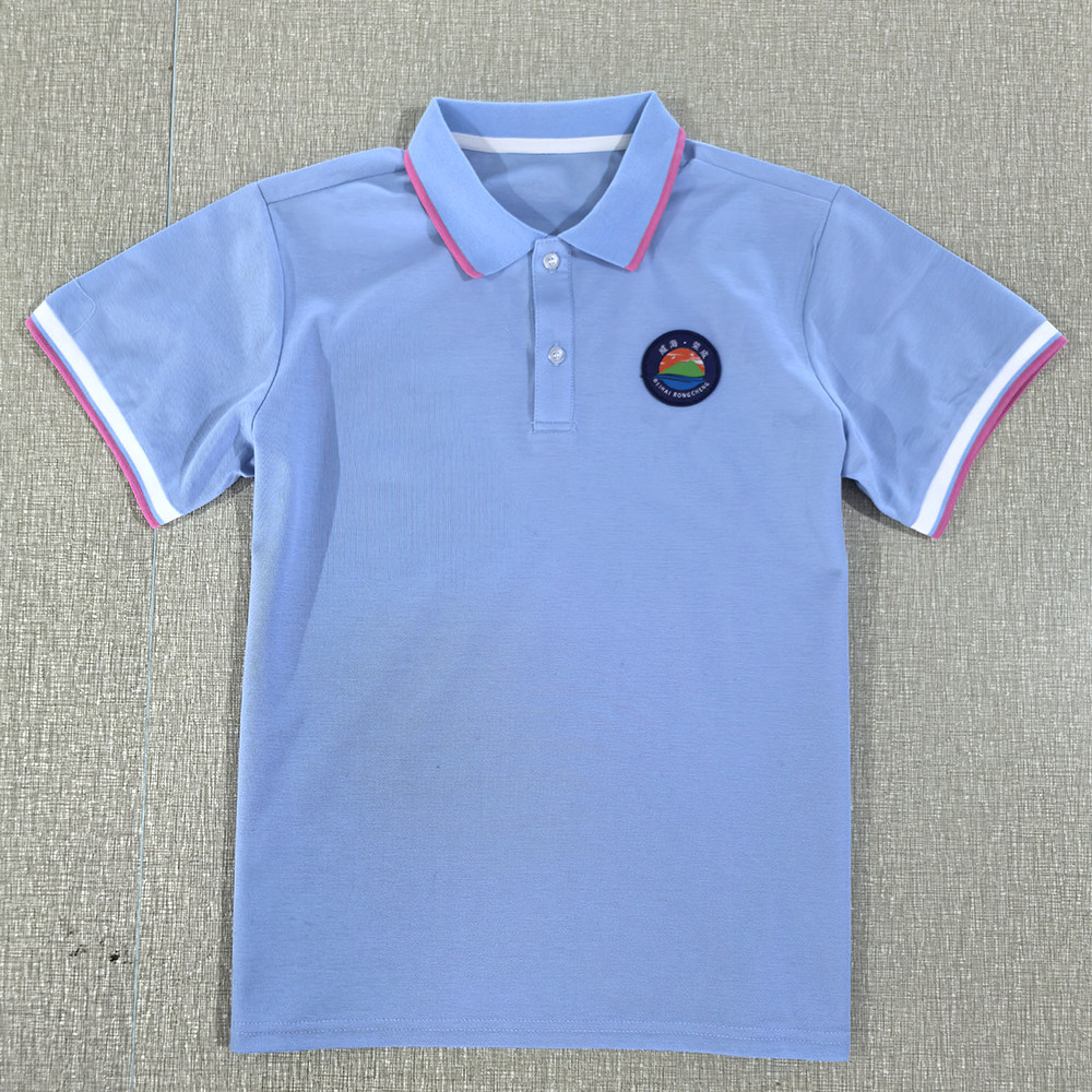 荣成初中夏季薄款短袖校服