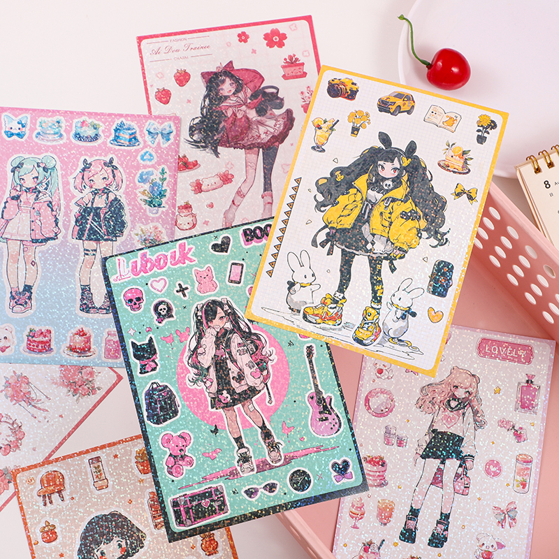 腻歪熊原创咕卡少女人物高颜值