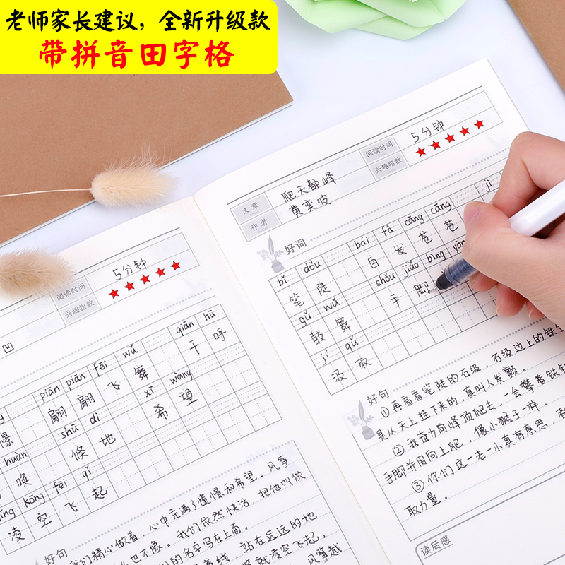 专用小学生摘抄本一三四语文