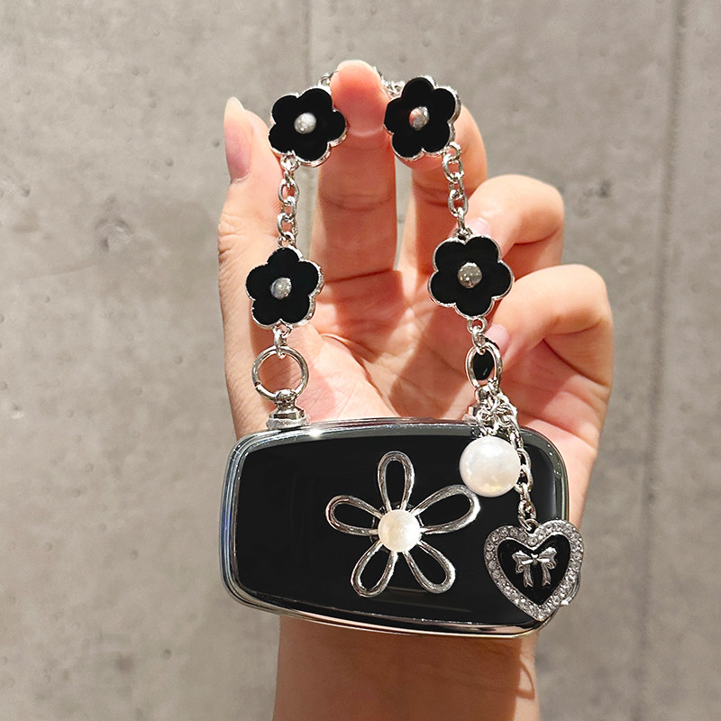 适用丰田卡罗拉锐放钥匙套2024款高级感汉兰达威飒奕泽皇冠陆放壳