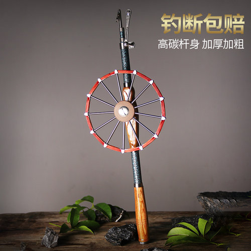 甲鱼枪全套不锈钢线轮八卦轮盘线轮盘打甲鱼钓鳖枪杆盘轮配件金属