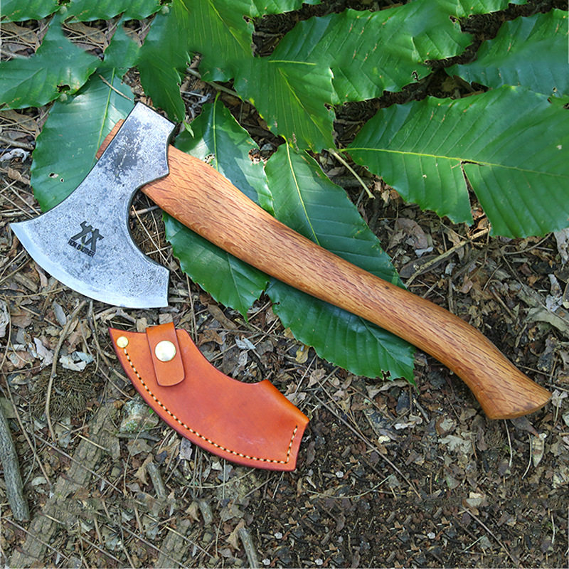 野营斧多功能户外斧短柄搬家斧营地砍柴斧伐木野外防身家用剁骨斧