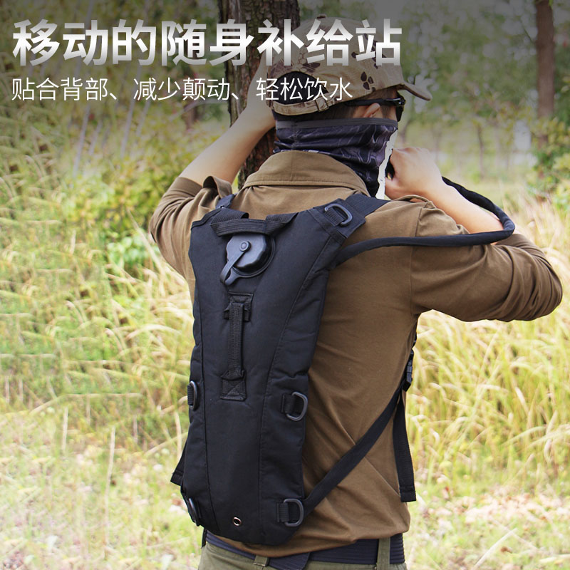 户外水袋双肩水囊背包3L