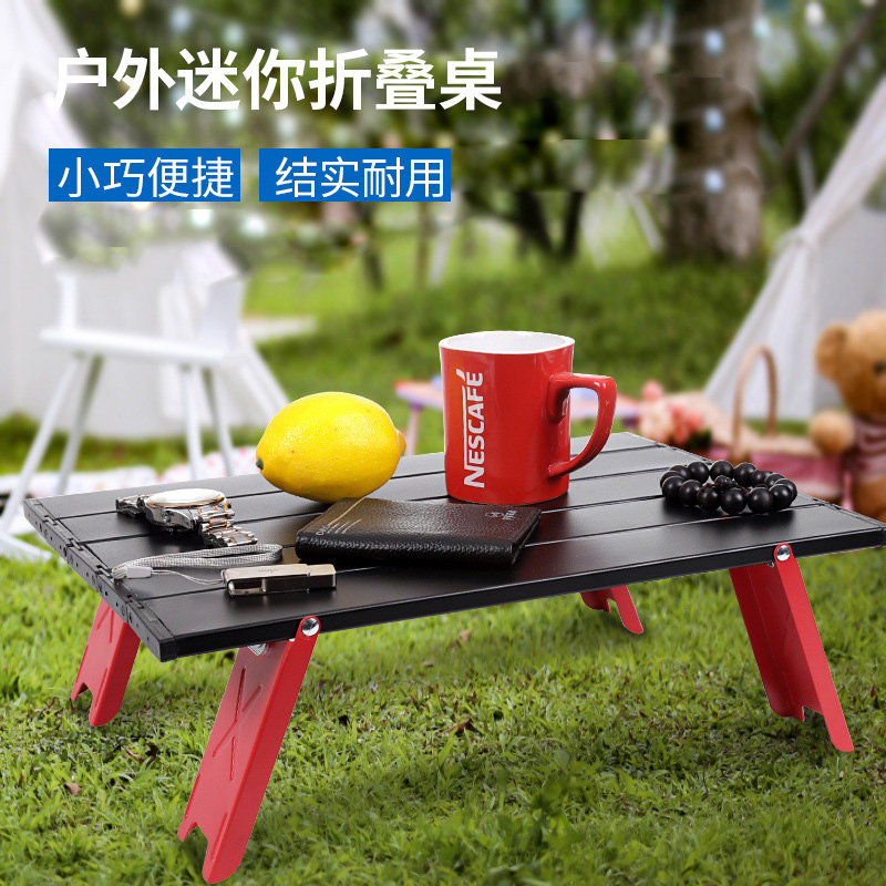 超小折叠休闲桌帐篷野餐茶几茶桌户外超轻便携式迷你铝合金小桌子|msdalam kategori luar/Mountaineer/Camping/Aksesori perjalanan, Perabot luaran, luar jadual - dari Buy2taobao.com untuk memberikan perkhidmatan ejen Taobao profesional membeli