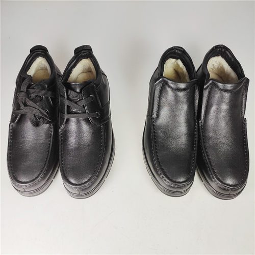 尾dan冬季新高端气质柔软中男鞋