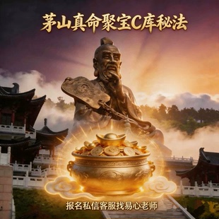 慈元阁易心老师 茅山真M聚宝C库秘法 特别首发!