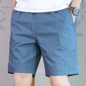 薄款 子男款 沙滩裤 男士 纯棉夏季 五分裤 宽松5分外穿中裤 休闲短裤 潮