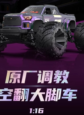 优迪RGR联名 M16 1/16无刷空翻RC遥控车电动大脚越野车