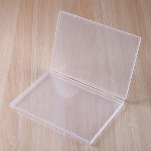 透明长方形塑料盒子零件饰品