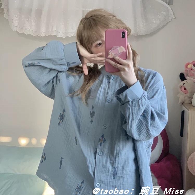 小红书爆款博主推荐睡衣女春秋款