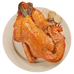 DZ德州正宗扒鸡五香脱骨整只童子鸡卤味下酒菜熟食肉食即山东特产