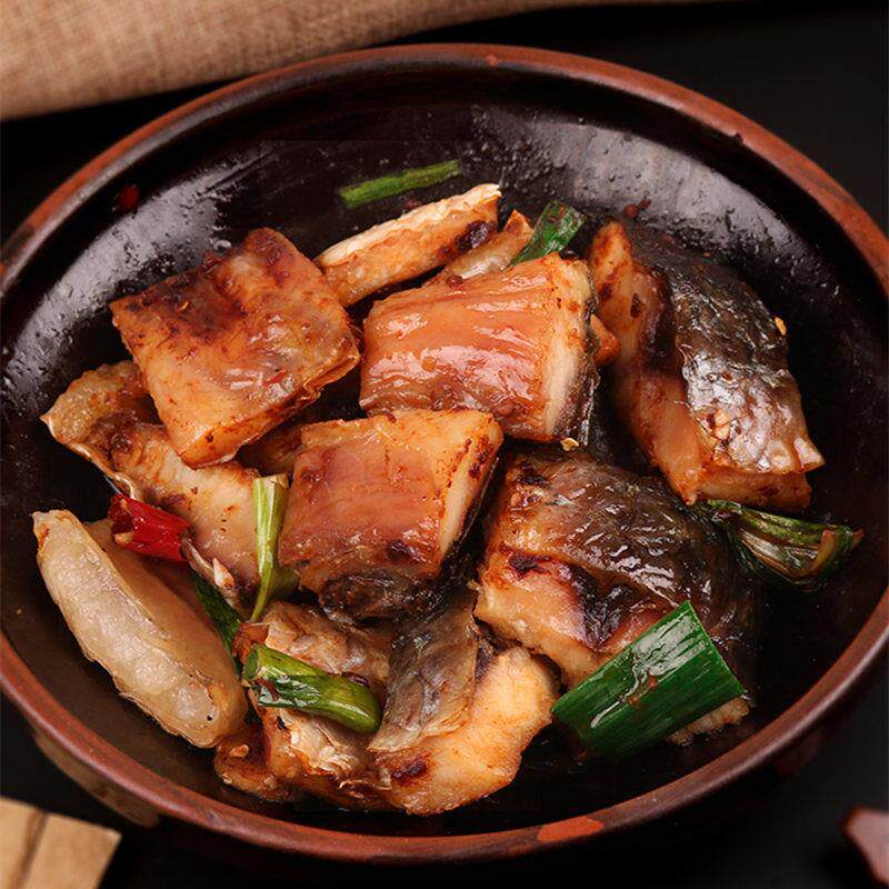 ly腊鱼腌肉风干鱼咸鱼干干货湖北特产批发烟熏农家自制腊肉草鱼块