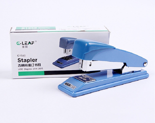 统一订书机G1540 24/6吉丽文具 省力标准大号书针订书器两台 包邮