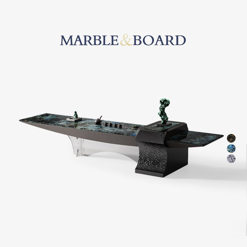 天然大理石茶桌现代轻奢别墅家用