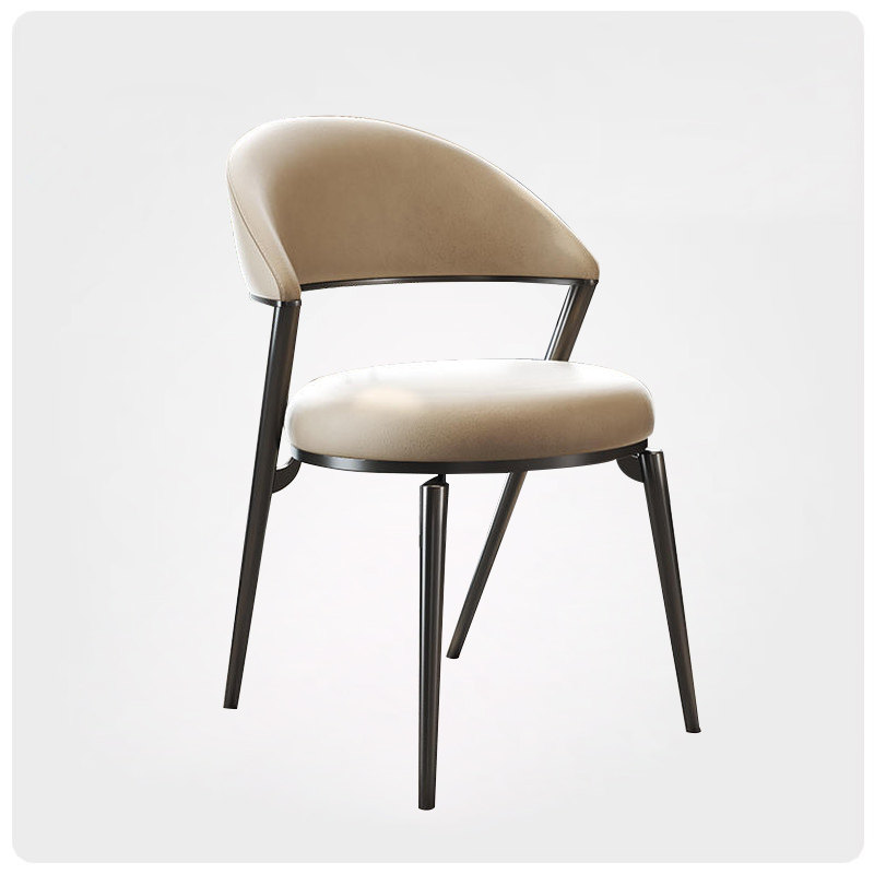 Mobeier 餐桌椅家用轻奢高级感设计师现代简约餐厅客厅不锈钢椅子,住宅家具,餐椅,淘宝优惠券,粉丝福利购,淘宝优惠卷