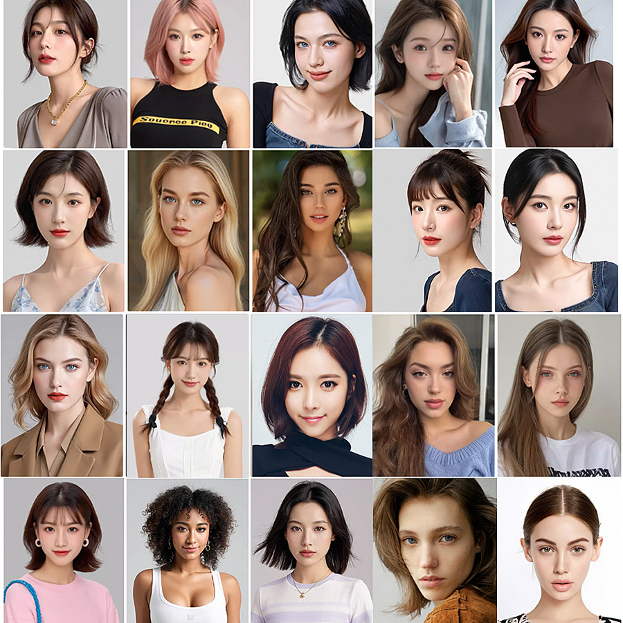 电商ai生成真人图换脸换衣模特图女装拍摄产品拍摄ai生成