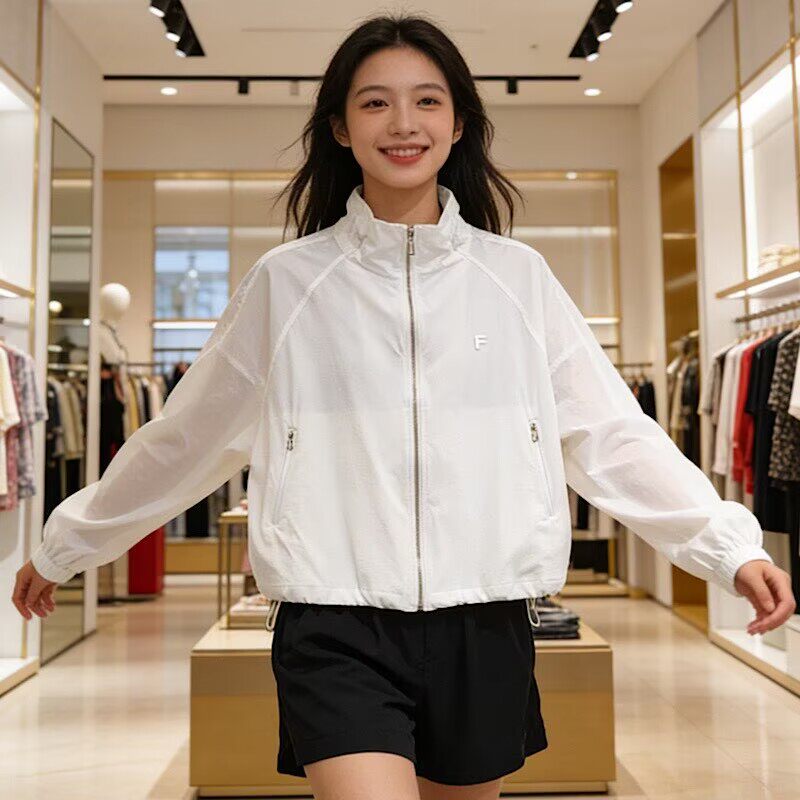轻系立领防晒衣服女短款休闲外套