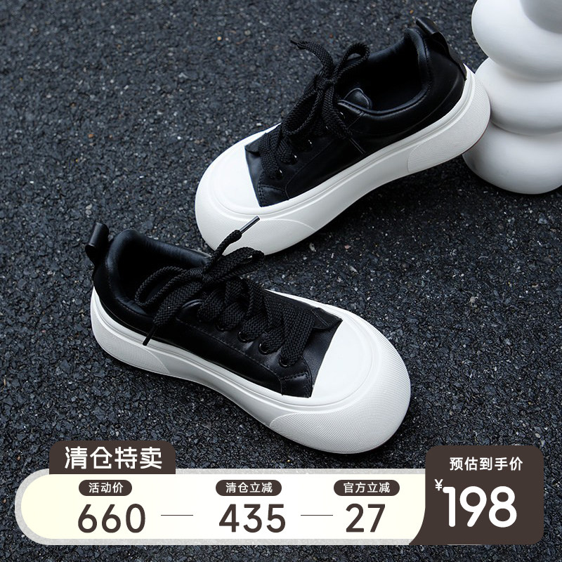 限时3折清仓价198元日常价660元 百搭小众休闲鞋女款2025新款
