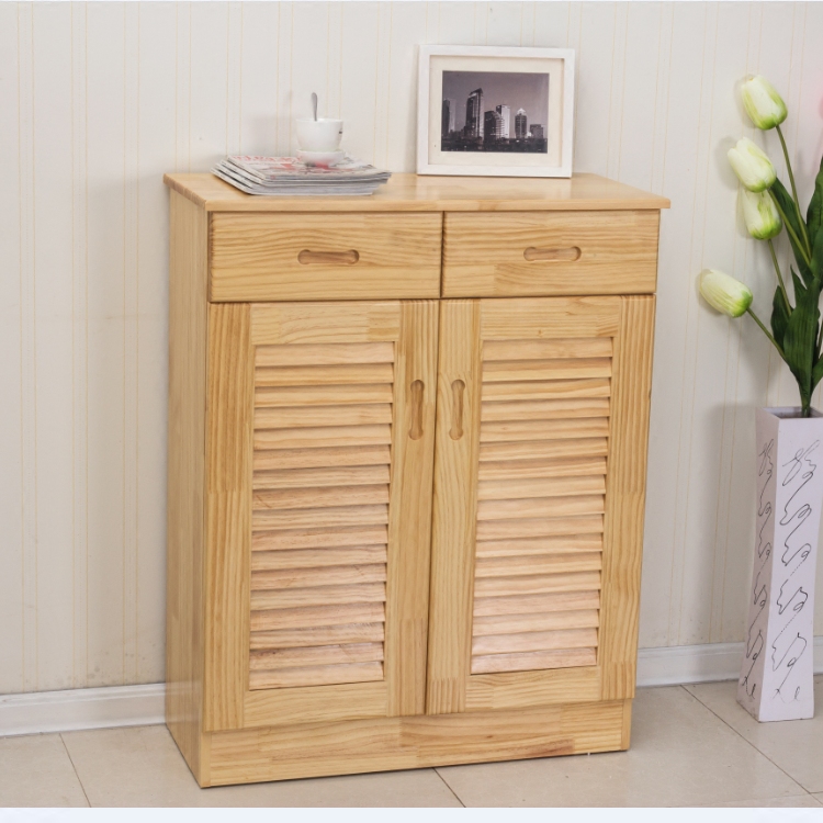 solid wood Doorway Shoe cabinet customized Entrance Cabinet Simplicity modern balcony Storage Lockers ventilation Louvered doorsin the Residential furniture , Cabinet , Shoebox  category - from Buy2taobao.com to provide professional Taobao agent buy service