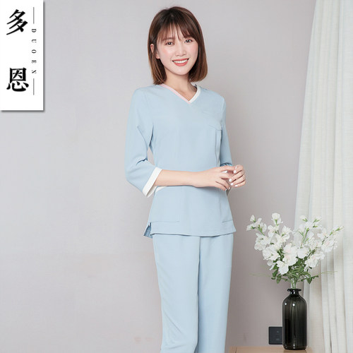 产康师工作服美容师工作服弹力