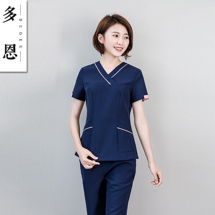 口腔医生工作服牙科护士服女款分体套装医美工作服高端美容师工服