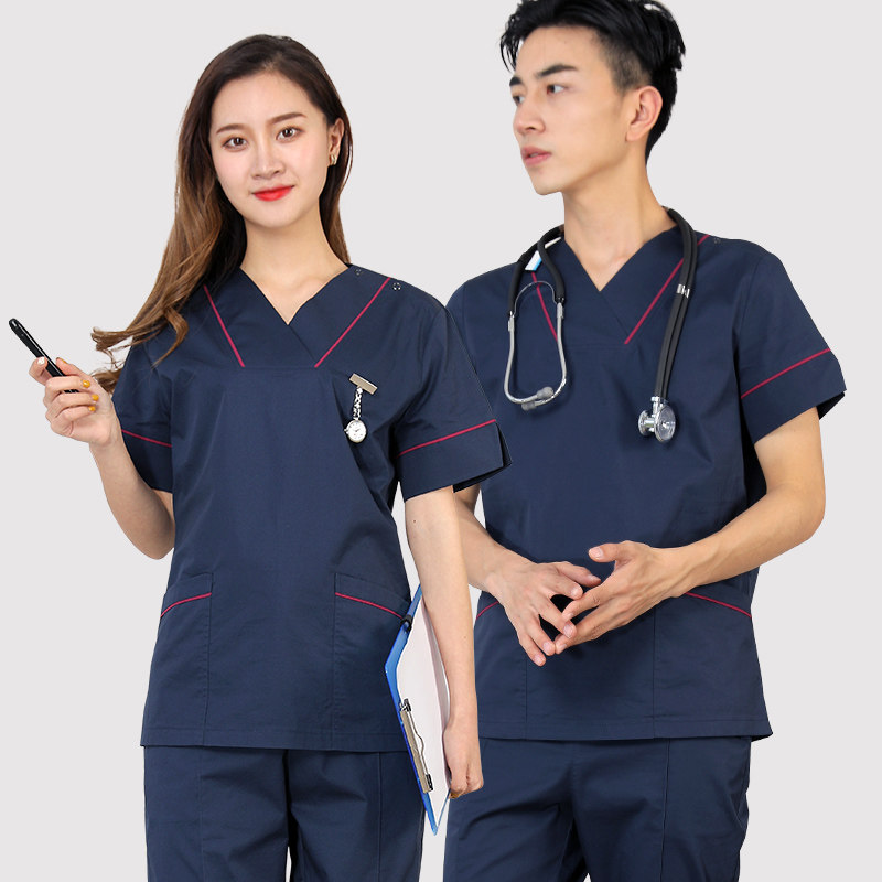 急诊科工作服手术衣服秋女纯棉医用手术室洗手衣分体套装长袖定制