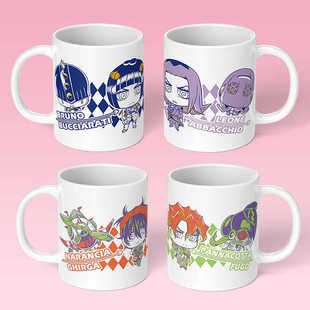 JOJO的奇妙冒险黄金之风周边马克杯乔鲁诺乔巴纳杯子布加拉提水杯