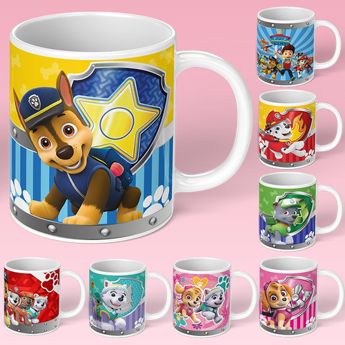 汪汪队水杯陶瓷儿童喝水杯子牛奶杯礼物杯PAW Patrol周边马克杯