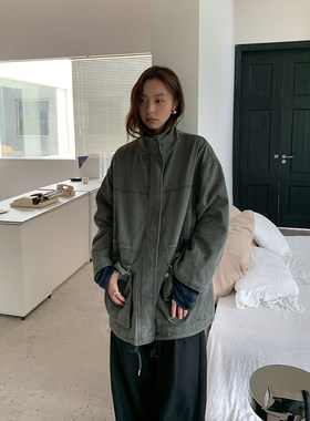 墨尔本风至重工黑色工装外套