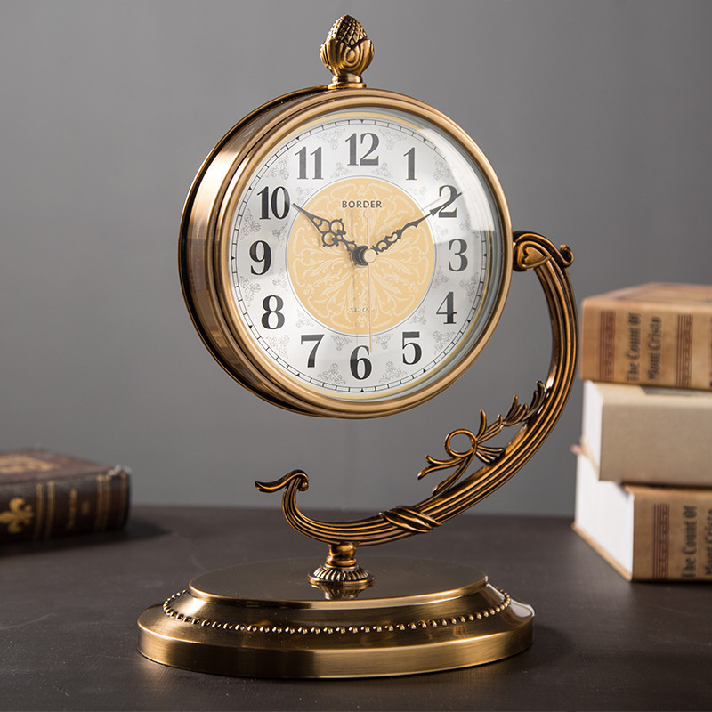 摆钟桌面时钟美式钟表老式家用