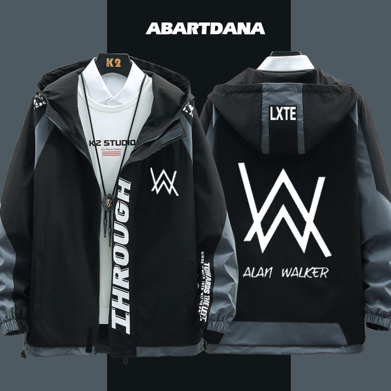 alan walker艾伦沃克潮流外套休闲衣服夹克帅气秋冬上衣男秋装