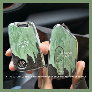 大众探岳L钥匙套帕萨特pro迈腾B9壳id3/4揽巡境车威然高尔夫8速腾