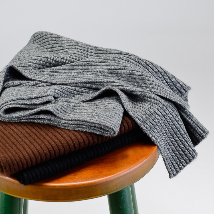 瑞迪卡欧秋冬男女情侣款毛线针织加厚商务户外保暖加长围脖围巾