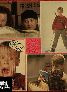 小鬼当家 Home Alone 电影牛皮纸海报装饰画