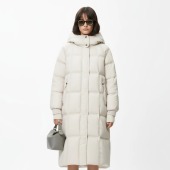 N1999 羽绒服女 修身 商场同步 25冬90鸭绒加绒加厚保暖连帽长款