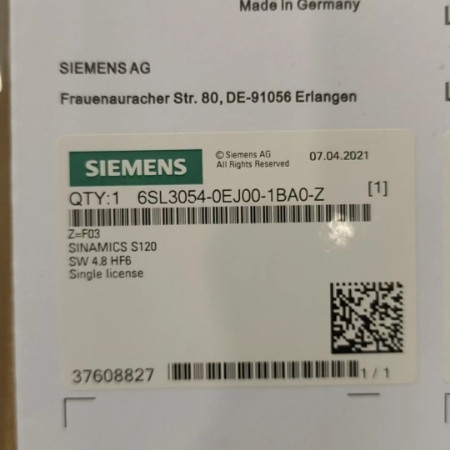 6SL3054-7EF/7EG/7EH/4FB/4FC/00/10-2BA/AA0-Z E01/F01/G01/H01