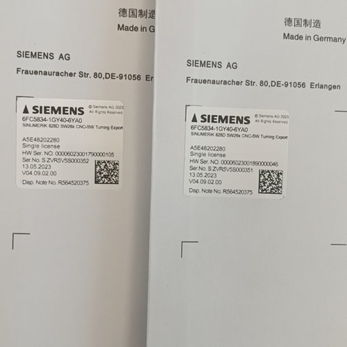 全新原装西门子828D CF程序卡6FC5834-2GY40-6YA0