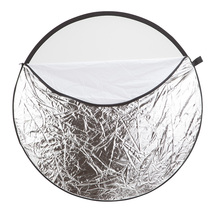 110cm反光板二合一可折叠补光板 摄影器材便携挡光板拍照柔光板摄影棚补光灯打光板拍摄器材人像拍摄